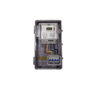 Twa Faz transparan kouvri bwat mèt